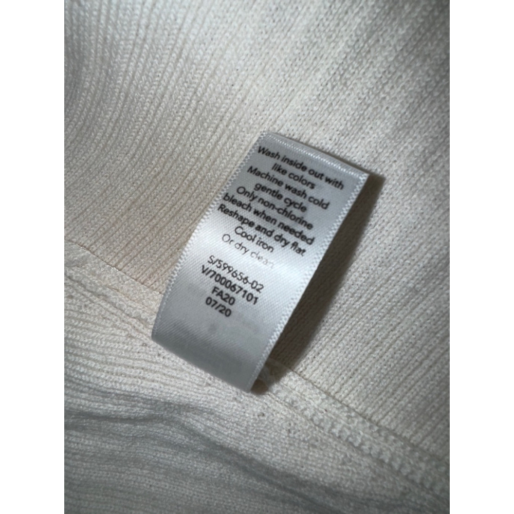 Athleta Asymmetrical Cardigan Sweater Size S White - Picture 8 of 9